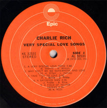 Load image into Gallery viewer, Charlie Rich : Very Special Love Songs (LP, Album, Ter)