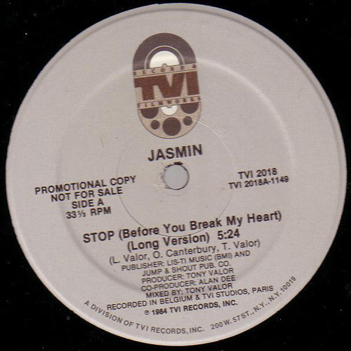 Jasmin (15) : Stop (Before You Break My Heart) (12