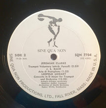 Load image into Gallery viewer, Maurice André, Antonio Vivaldi, Georg Philipp Telemann, Henry Purcell And Johann Sebastian Bach : Concerti For Baroque Trumpet (LP, Album, Ltd)