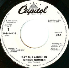 Load image into Gallery viewer, Pat McLaughlin : Wrong Number (7&quot;, Promo)