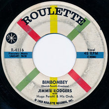Load image into Gallery viewer, Jimmie Rodgers (2) : Bimbombey / You Understand Me (7")