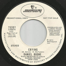 Load image into Gallery viewer, Daniel Boone : Sunshine Lover / Crying (7", Promo)