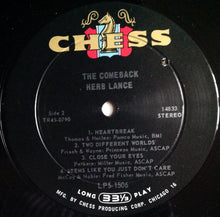Load image into Gallery viewer, Herb Lance : The Comeback (LP, Album)