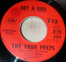 Load image into Gallery viewer, The Four Preps : Got A Girl (7", Promo)