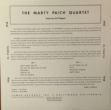 Load image into Gallery viewer, The Marty Paich Quartet Featuring Art Pepper : Marty Paich Quartet (LP, Album, Mono, RE)