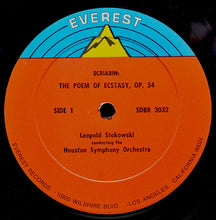 Load image into Gallery viewer, Alexander Scriabine / Фикрет Амиров - Leopold Stokowski, Houston Symphony Orchestra : The Poem Of Ecstasy (Le Poeme D’Extase) Op. 54 / Azerbaijan Mugam (Kyurdi Ovshari) (LP, Album)