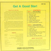 Load image into Gallery viewer, Georgiana Stewart : Get A Good Start:  Aerobic Fitness Activities For Young Children (LP, Album)