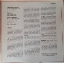 Load image into Gallery viewer, Sergei Vasilyevich Rachmaninoff / Dmitry Kabalevsky : Sonata In G Minor. Op.19 / Sonata In B Flat Major. Op.71 (LP)