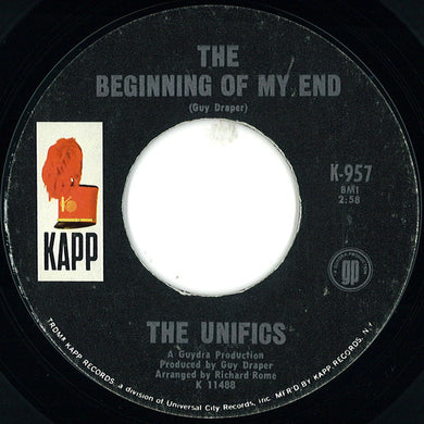 The Unifics : The Beginning Of My End / Sentimental Man (7