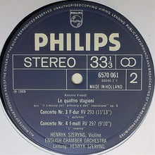 Load image into Gallery viewer, Antonio Vivaldi - English Chamber Orchestra, Henryk Szeryng : The Four Seasons (LP, RE)
