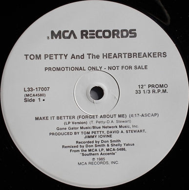Tom Petty And The Heartbreakers : Make It Better (Forget About Me) (12