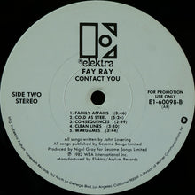 Load image into Gallery viewer, Fay Ray : Contact You (LP, Album, Promo, All)