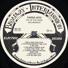 Load image into Gallery viewer, Various : Paper Hits ("Hit Of The Week" Recordings Volume 1) (LP, Comp, Mono)