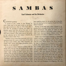 Load image into Gallery viewer, Emil Coleman &amp; His Orchestra : Sambas (2x7", Album, EP)