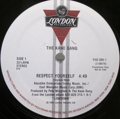 The Kane Gang : Respect Yourself (12