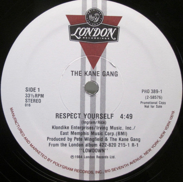 The Kane Gang : Respect Yourself (12