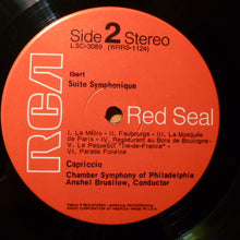Load image into Gallery viewer, Maurice Ravel / Jacques Ibert / Jean Françaix, Chamber Symphony Of Philadelphia, Anshel Brusilow : Le Tombeau De Couperin / Capriccio ∙ Suite Symphonique / Sérénade (LP)