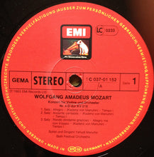 Load image into Gallery viewer, Yehudi Menuhin, Wolfgang Amadeus Mozart, Bath Festival Orchestra : Violinkonzerte Nr. 4 &amp; 5 (LP, Album)