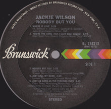 Load image into Gallery viewer, Jackie Wilson : Nobody But You (LP, Album)