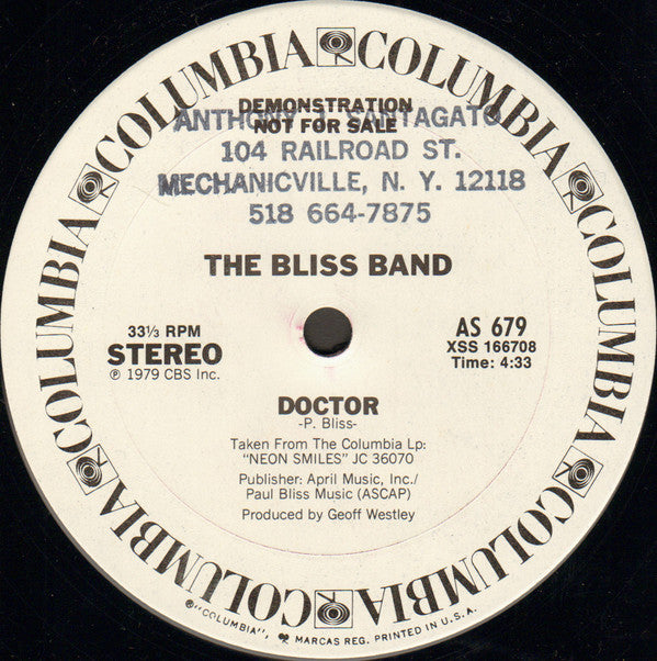 The Bliss Band : Doctor (12