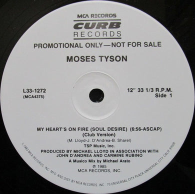 Moses Tyson, Jr. : My Heart's On Fire (Soul Desire) (12