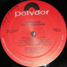Load image into Gallery viewer, Wayne Henderson : Emphasized (LP, Album, 72)