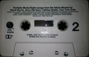 Various : Portable Music (Eight Songs From The Latest Albums By David Byrne, Jerry Harrison, Talking Heads, Tom Tom Club) (Cass, Comp)