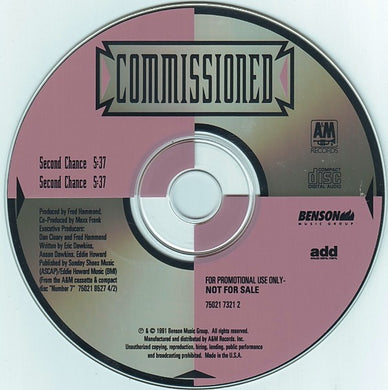 Commissioned : Second Chance (CD, Single, Promo)
