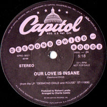 Load image into Gallery viewer, Desmond Child And Rouge : Our Love Is Insane (12&quot;, Promo)