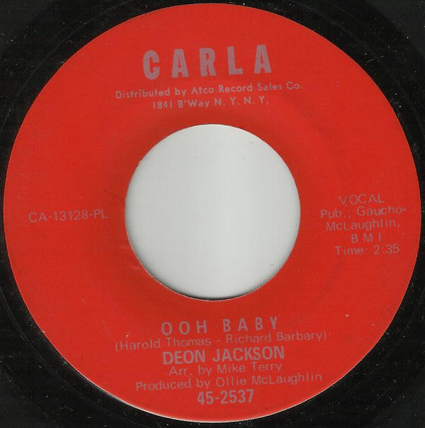 Deon Jackson : Ooh Baby / All On A Sunny Day (7