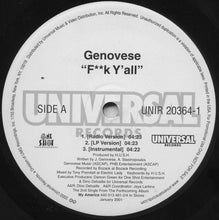 Load image into Gallery viewer, Genovesee : F**k Y&#39;all (12&quot;, Promo)