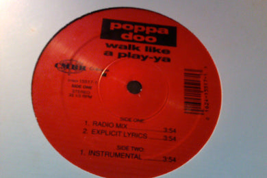 Poppa Doo : Walk Like A Play-ya (12