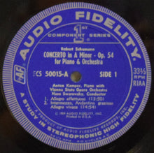 Load image into Gallery viewer, Robert Schumann, Orchester Der Wiener Staatsoper, Anton Kamper :  Concerto In A Minor, Op. 54 For Piano And Orchestra, Symphony No. 1 In B Flat Major, Op. 38 "Spring" (LP, Album)