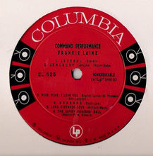 Load image into Gallery viewer, Frankie Laine : Command Performance (LP, Album, Mono)