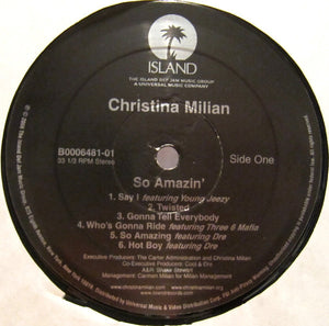Christina Milian : So Amazin' (LP, Album)