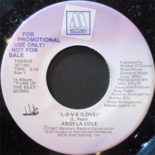 Load image into Gallery viewer, Angela Cole : L-O-V-E (Love) (7&quot;, Promo)