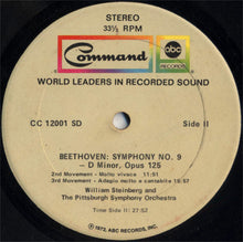 Load image into Gallery viewer, Ludwig van Beethoven - William Steinberg, The Pittsburgh Symphony Orchestra, The Mendelssohn Choir Of Pittsburgh : Symphony No. 9 In D Minor, Opus 125; Symphony No. 8 In F Major, Opus 93 (2xLP, RE, Gat)