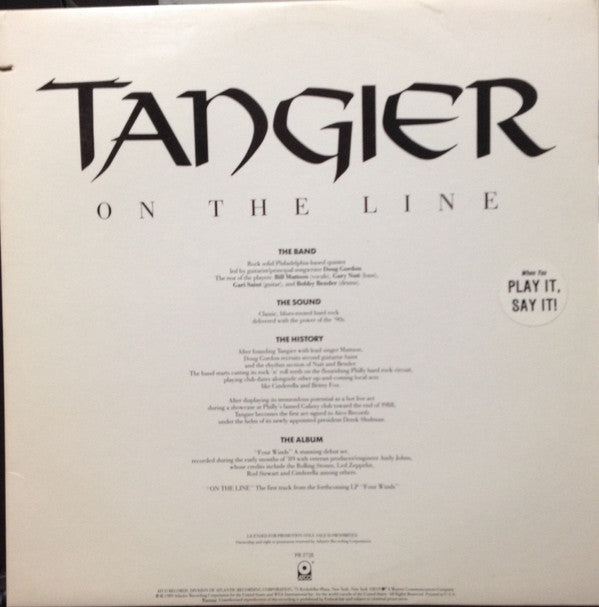 Tangier : On The Line (12