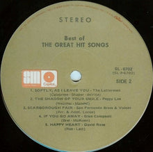 Load image into Gallery viewer, Various : Best Of The Great Hit Songs (LP, Comp)