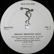 Load image into Gallery viewer, Julian Bream : Julian Bream Plays Bach And Villa-Lobos (LP)