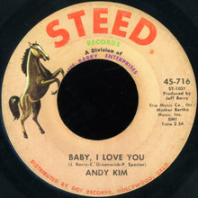 Load image into Gallery viewer, Andy Kim : Baby, I Love You (7", Single)