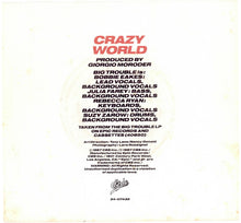 Load image into Gallery viewer, Big Trouble : Crazy World (7", Promo, Styrene)