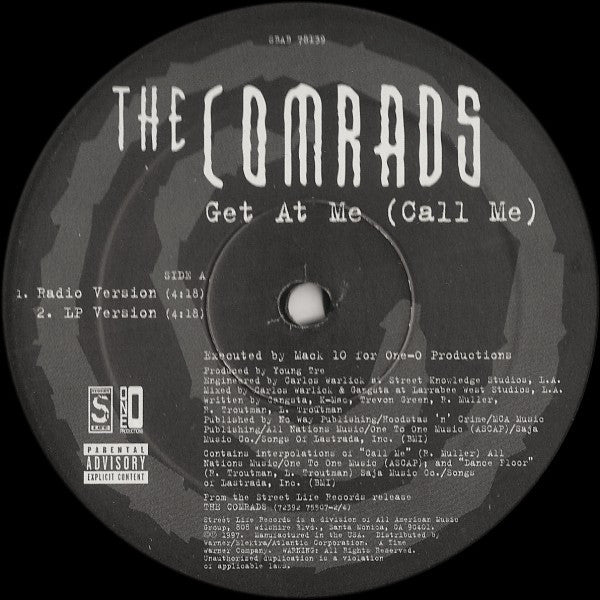 The Comrads : Get At Me (Call Me) (12