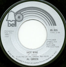 Load image into Gallery viewer, Al Green : Hot Wire (7&quot;, Single)