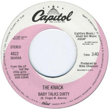 Load image into Gallery viewer, The Knack (3) : Baby Talks Dirty (7", Single)