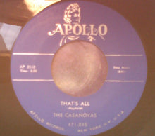Load image into Gallery viewer, The Casanovas (2) : That's All / Are You For Real  (7")