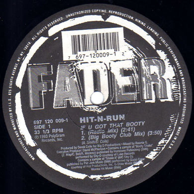 Hit-N-Run : If U Got That Booty (12