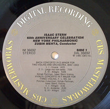 Load image into Gallery viewer, Isaac Stern, Pinchas Zukerman, Itzhak Perlman, Zubin Mehta, The New York Philharmonic Orchestra : From Lincoln Center Isaac Stern 60th Anniversary Celebration  (LP)