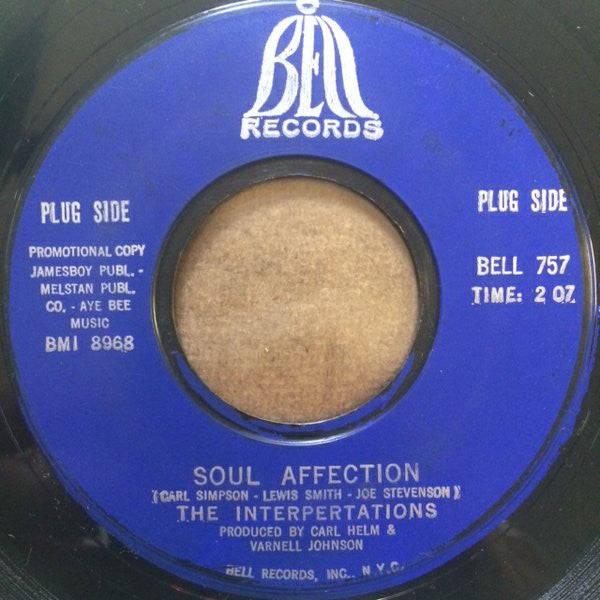 The Interpretations : Soul Affection / Snap-Out (7