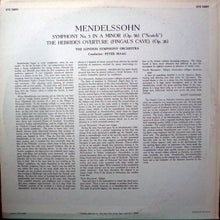 Load image into Gallery viewer, Felix Mendelssohn-Bartholdy, The London Symphony Orchestra, Peter Maag : Symphony No. 3 In A Minor (Op. 56) ("Scotch") / The Hebrides Overture (Fingal's Cave) (Op. 26) (LP, RE)